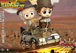 Back to the Future Part III - Marty McFly & Doc Brown CosRider Hot Toys Figure