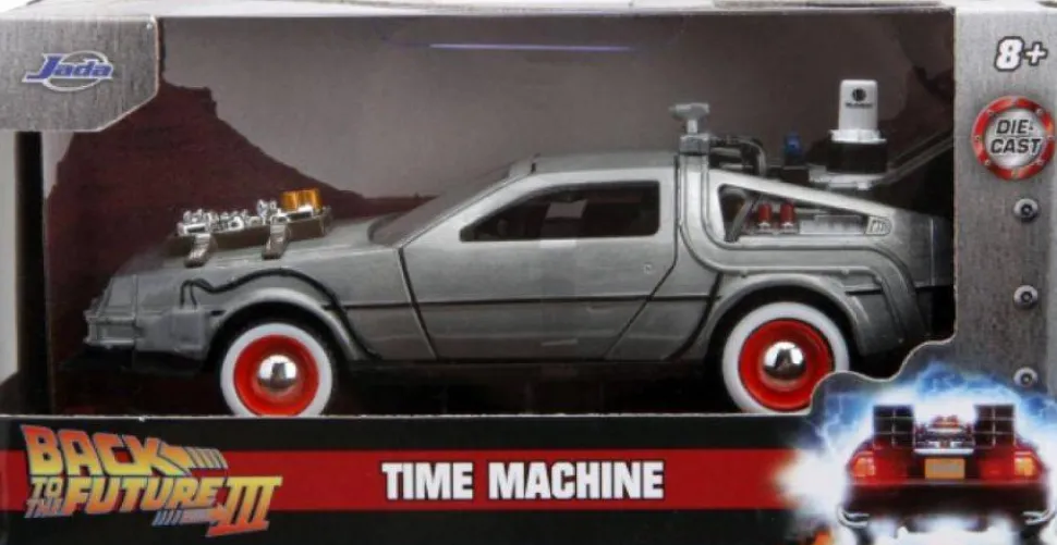Back to the Future Part III - DeLorean Time Machine Hollywood Rides 1/32 Scale Die-Cast Vehicle Replica