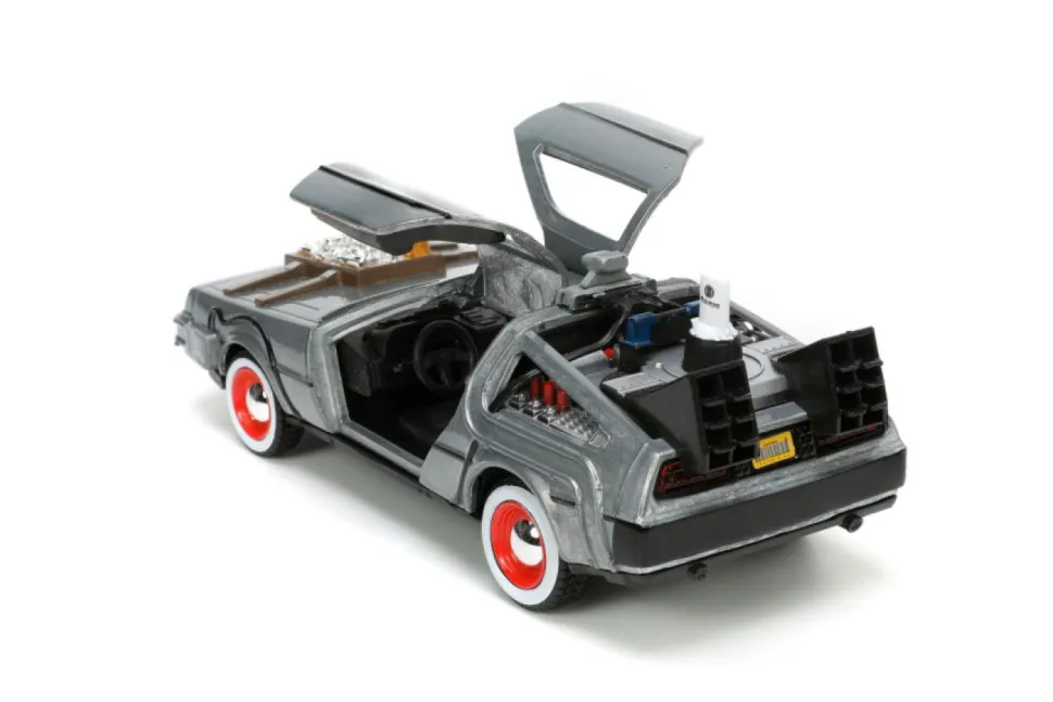 Back to the Future Part III - DeLorean Time Machine Hollywood Rides 1/32 Scale Die-Cast Vehicle Replica