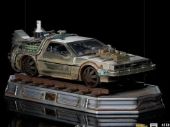 Back to the Future Part III - Delorean Time Machine 1/10th Scale Statue