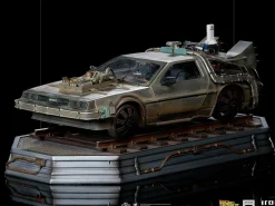 Back to the Future Part III - Delorean Time Machine 1/10th Scale Statue