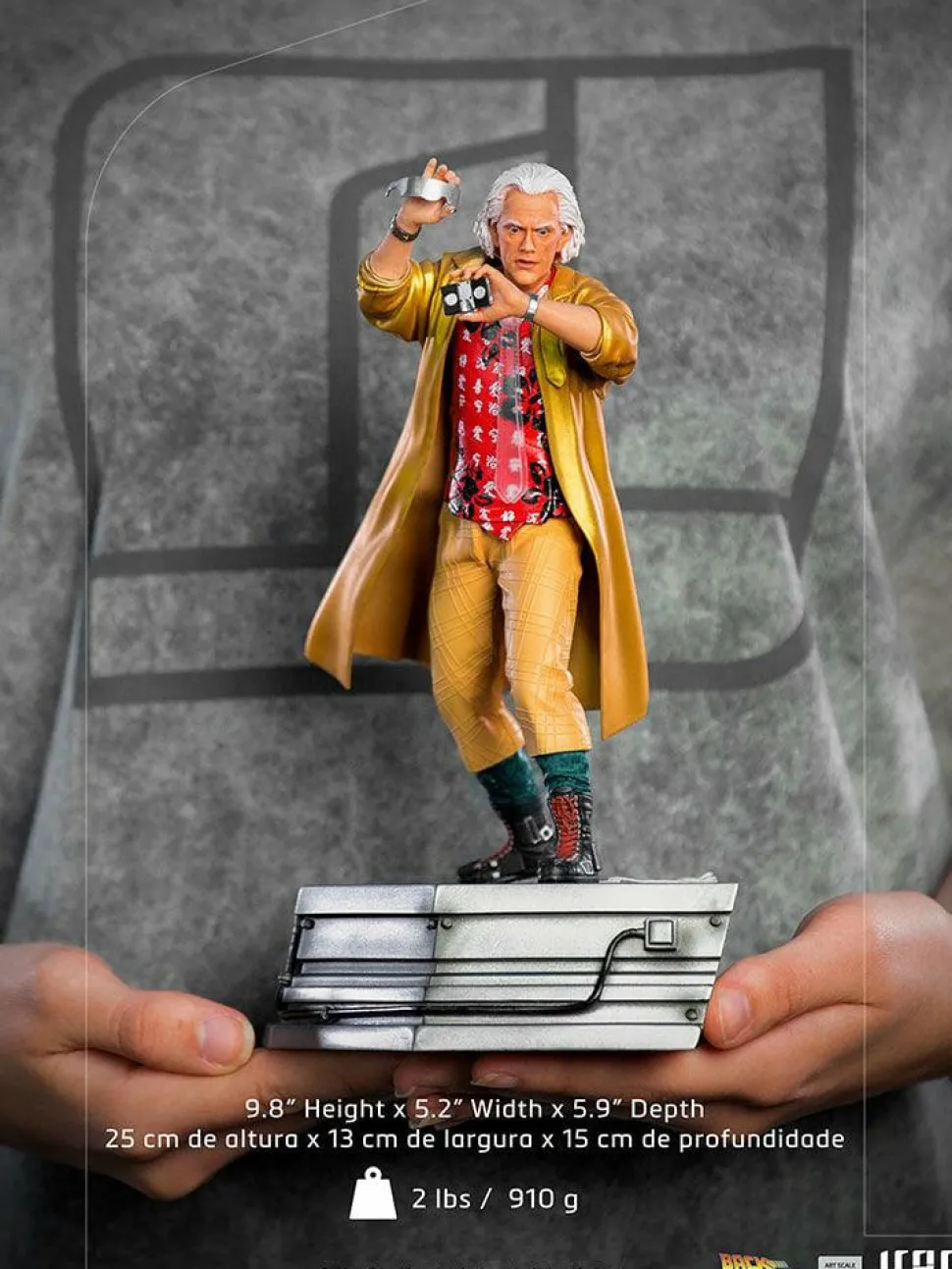 Back to the Future Part II - Doc Brown 1/10th Scale Statue
