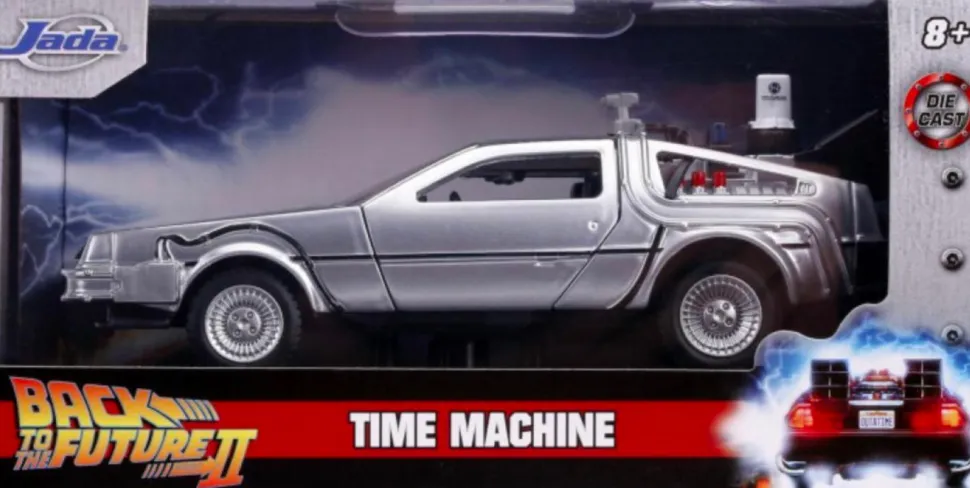Back to the Future Part II - Delorean Time Machine Hollywood Rides 1/32 Scale Die-Cast Vehicle Replica
