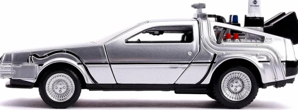Back to the Future Part II - Delorean Time Machine Hollywood Rides 1/32 Scale Die-Cast Vehicle Replica