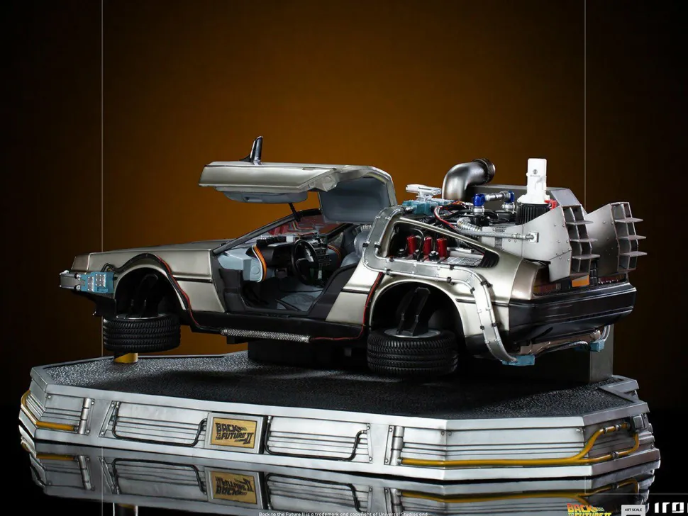 Back to the Future Part II - DeLorean 1/10th Scale Statue
