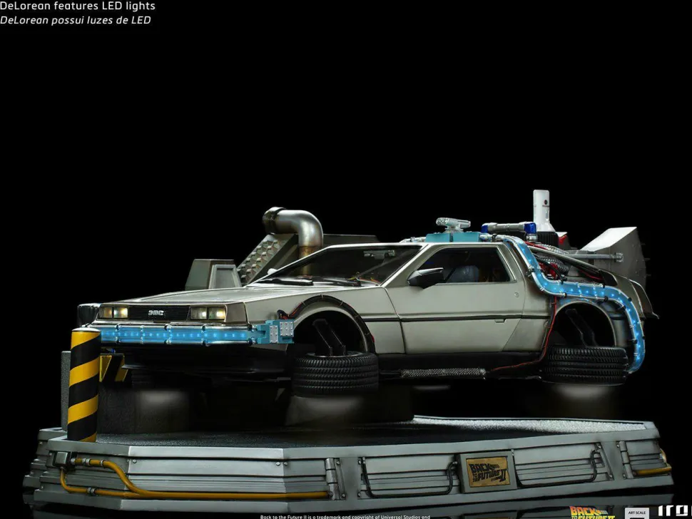 Back to the Future Part II - DeLorean 1/10th Scale Statue