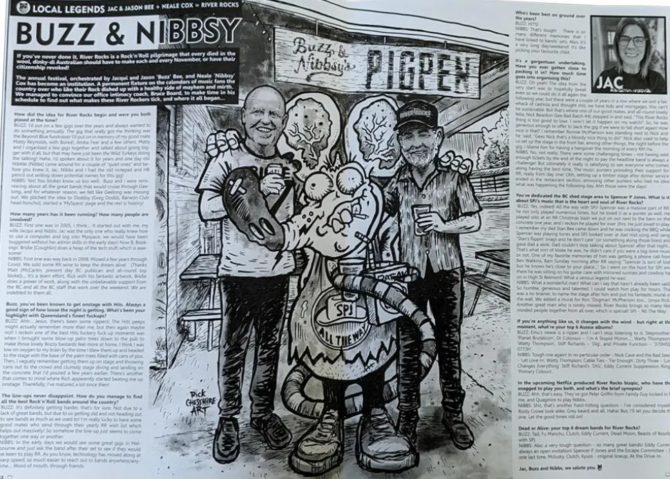 Bad Batch: Australian Rock 'n' Roll 'n' Art Zine - Issue #005 Magazine