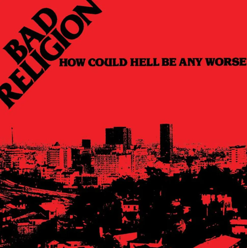 Bad Religion - How Could Hell Be Any Worse? LP Vinyl Record (Translucent Orange with Black Coloured Vinyl)