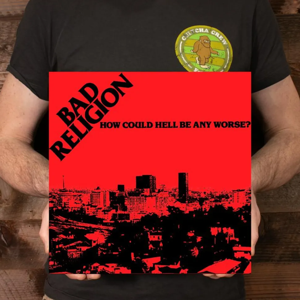 Bad Religion - How Could Hell Be Any Worse? LP Vinyl Record (Translucent Orange with Black Coloured Vinyl)