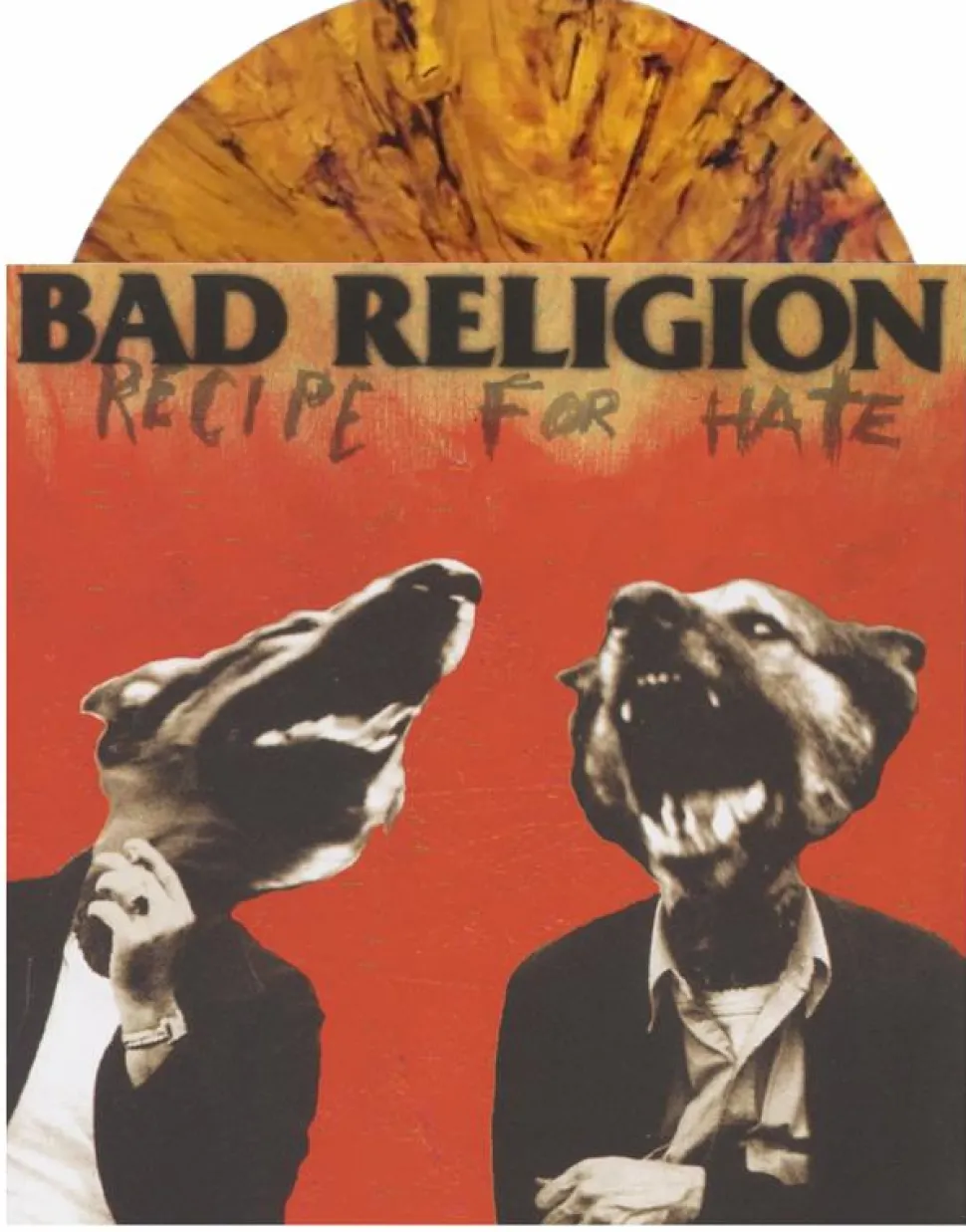 Bad Religion - Recipe For Hate 30th Anniversary LP Vinyl Record (Tiger's Eye Translucent Coloured Vinyl)