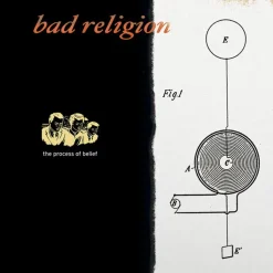 Bad Religion - The Process Of Belief 20th Anniversary Edition LP Vinyl Record (White With Orange & Black Splatter Coloured Vinyl)