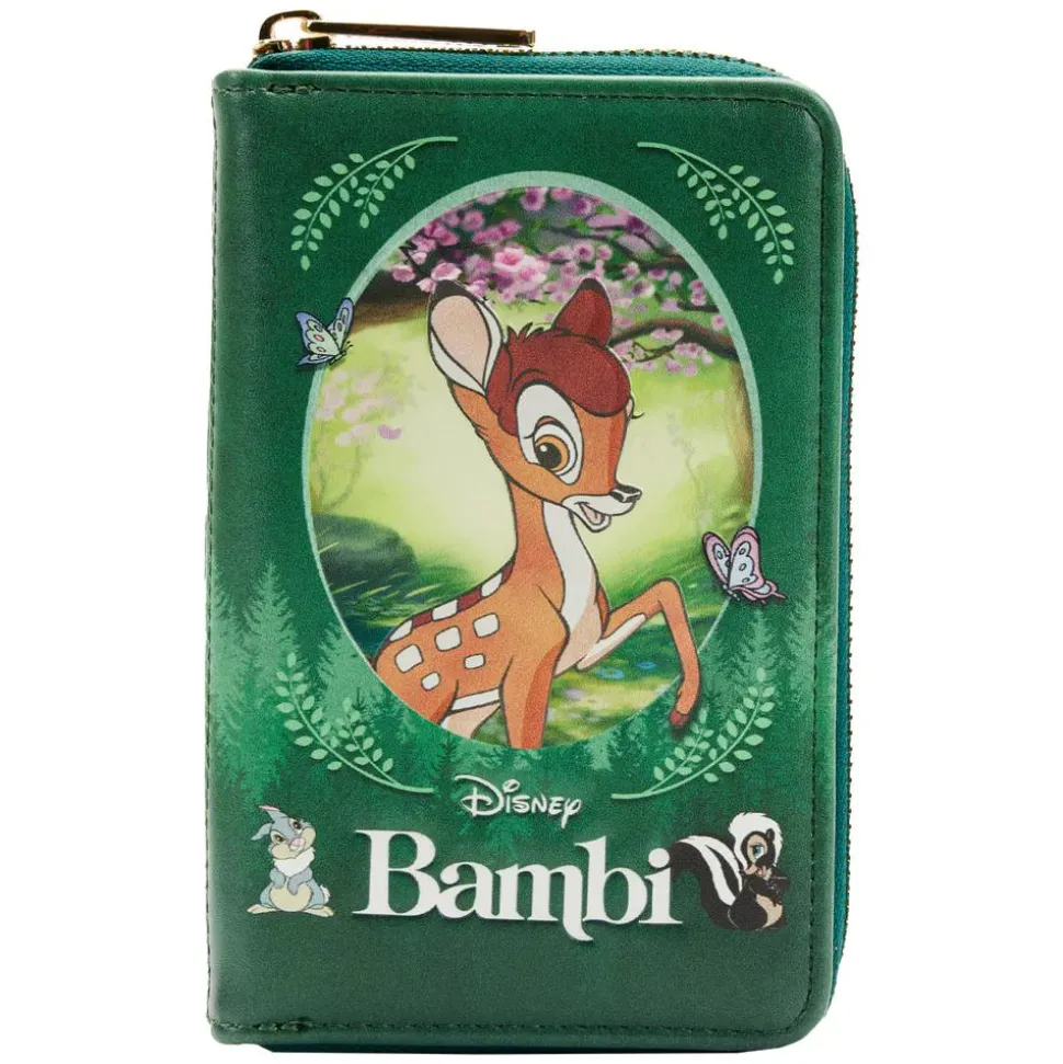 Bambi (1942) - Book 4” Faux Leather Zip-Around Wallet