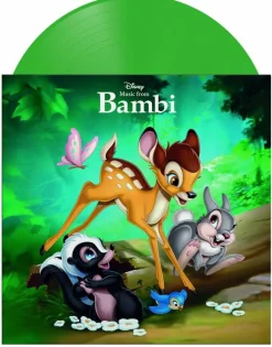 Bambi (1942) - Music From Bambi 80th Anniversary LP Vinyl Record (Transparent Green Coloured Vinyl)