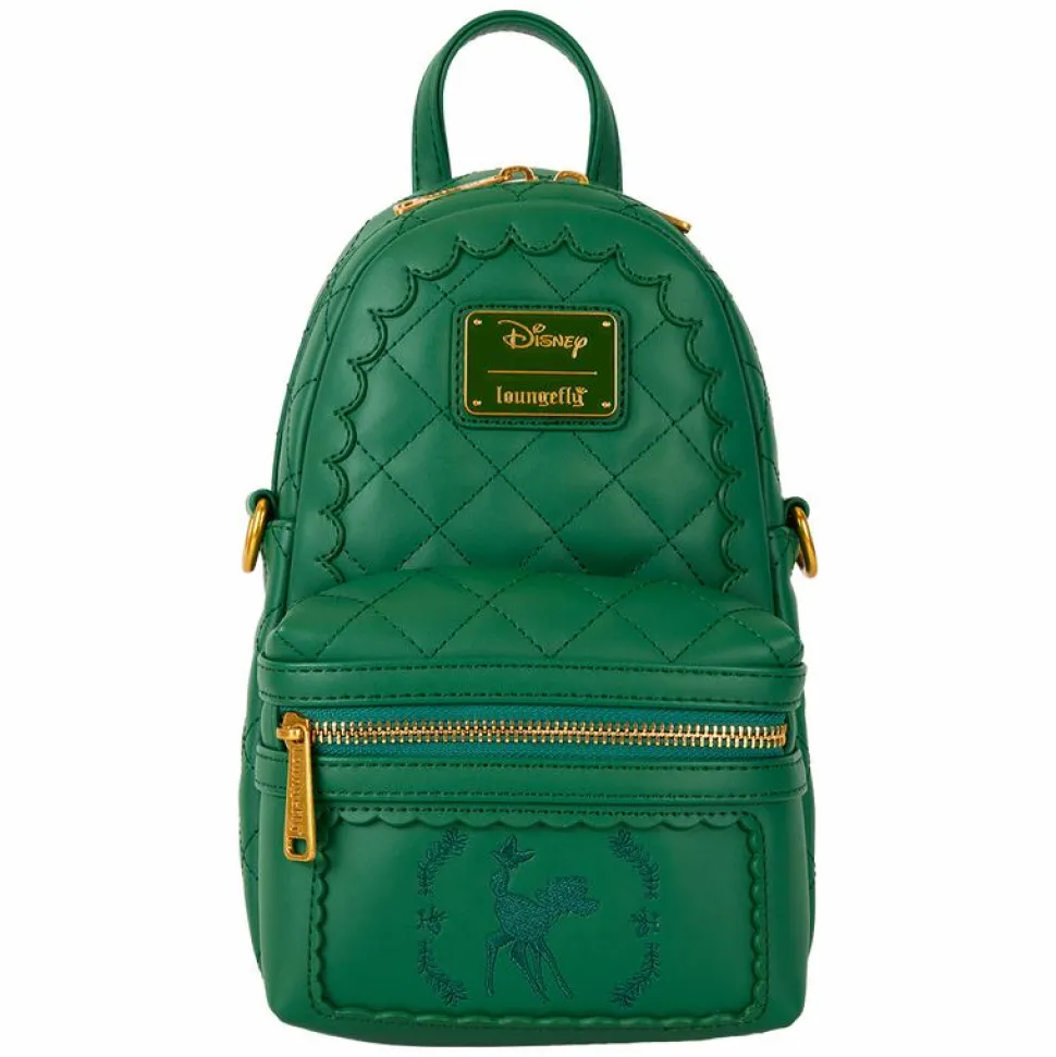 Bambi (1942) - Quilted 10" Faux Leather Convertible Sling Bag