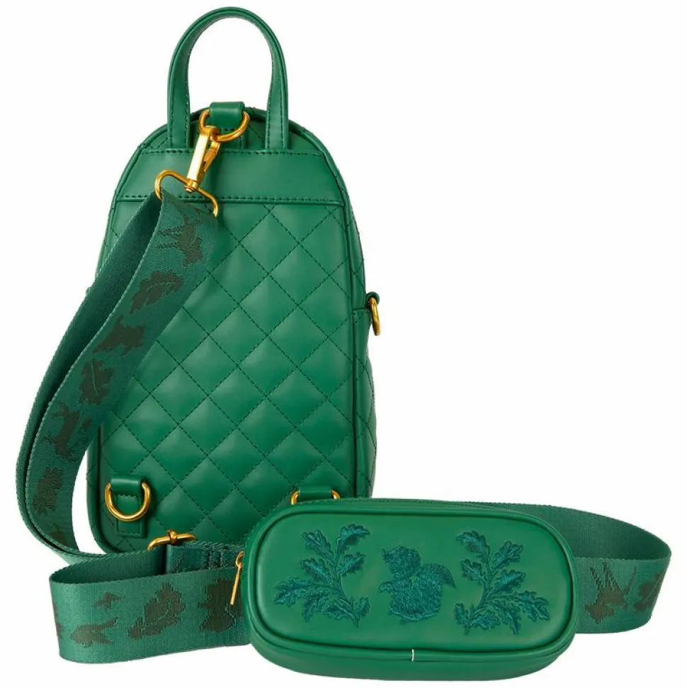 Bambi (1942) - Quilted 10" Faux Leather Convertible Sling Bag