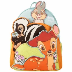 Bambi (1942) - Triple Pocket 13" Faux Leather Mini Backpack