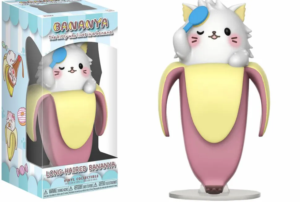 Bananya - Long-Haired Bananya 4” Vinyl Figure