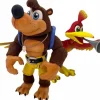 Banjo-Kazooie - Banjo + Kazooie Flocked 7" Action Figure 2-Pack