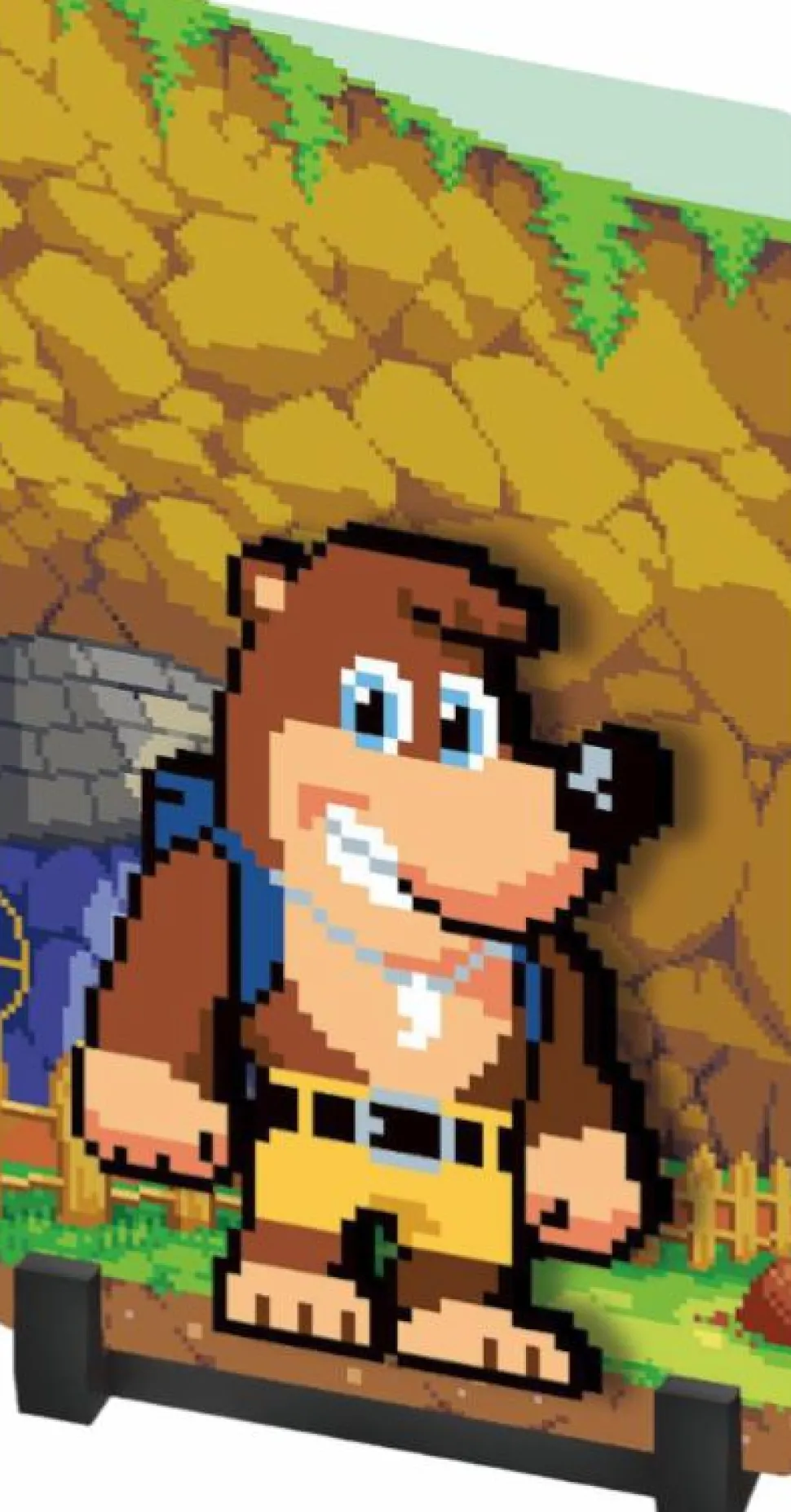 Banjo-Kazooie - Banjo FiGGYZ Pixel Art 4.3" PVC Magnet