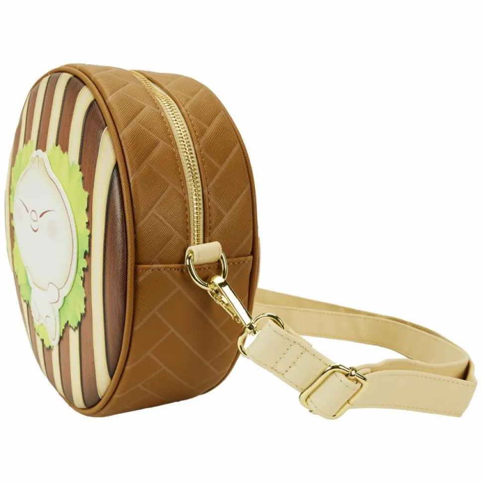Bao - Bamboo Steamer Basket 9" Faux Leather Crossbody Bag