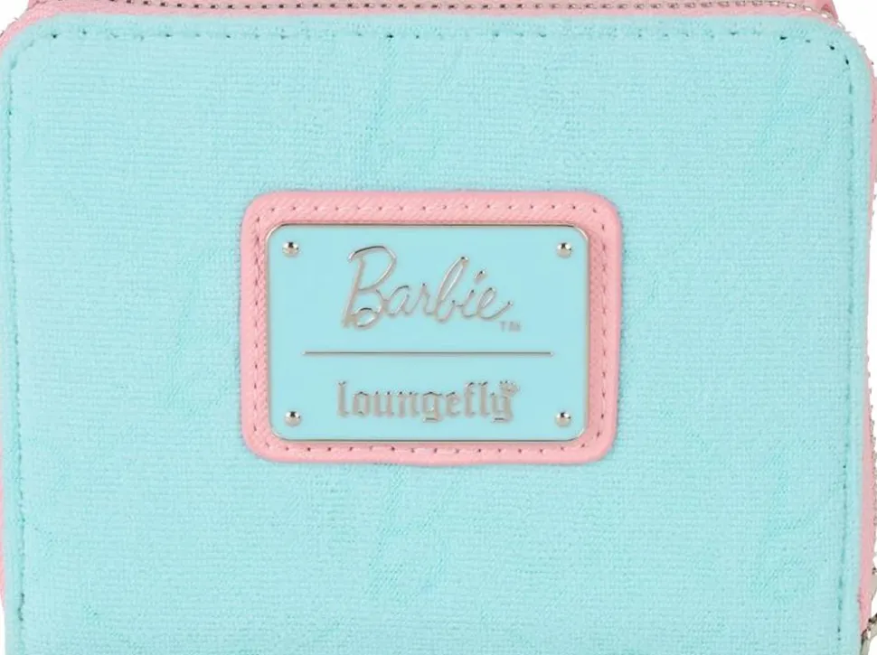Barbie - Classic Terry Cloth 4" Faux Leather Zip-Around Wallet