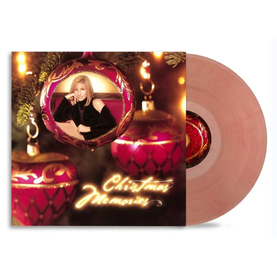 Barbra Streisand - Christmas Memories LP Vinyl Record (Hazy Red Coloured Vinyl)