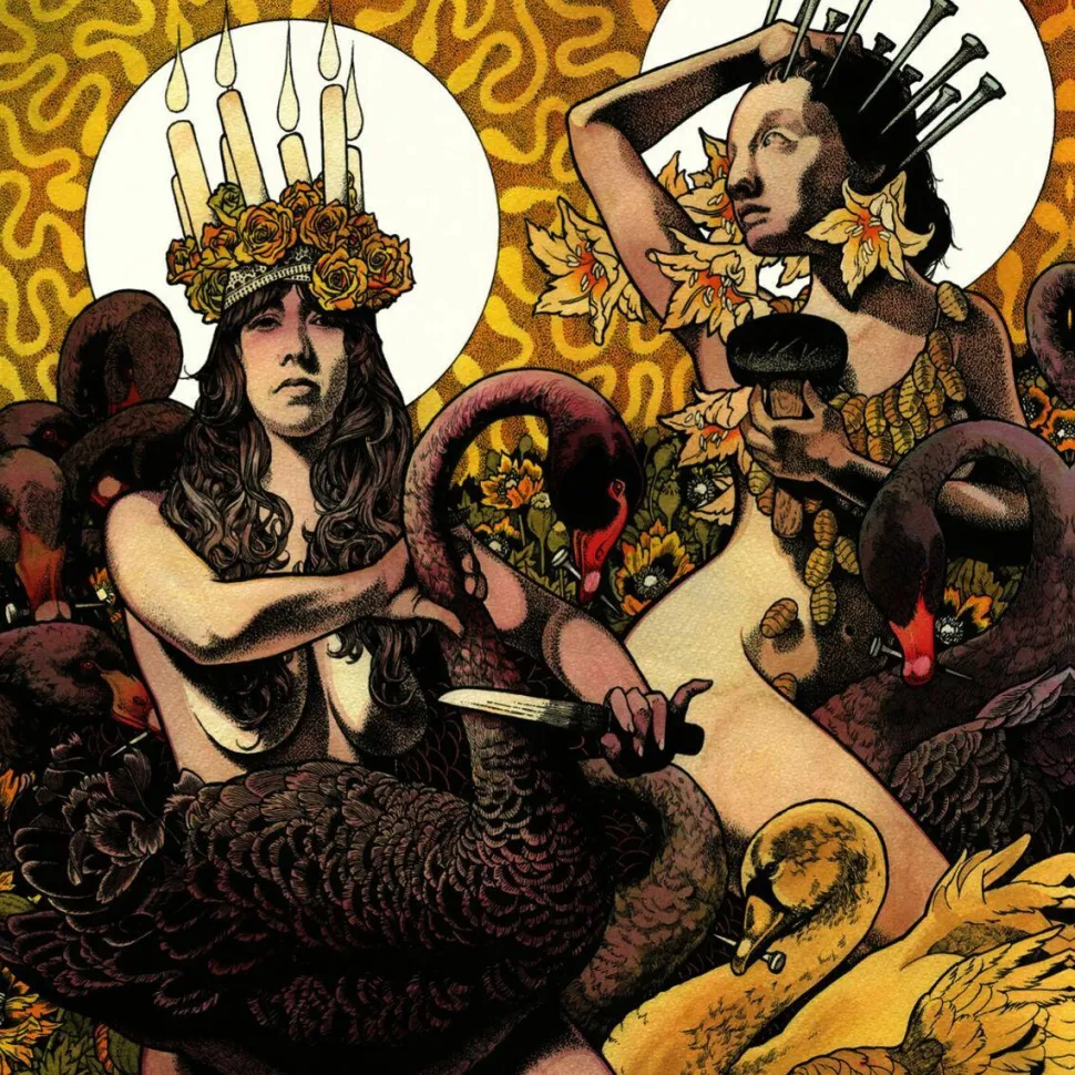 Baroness - Yellow & Green LP 2xLP Vinyl Record (Yellow & Green with Black Ripple Coloured Vinyl)
