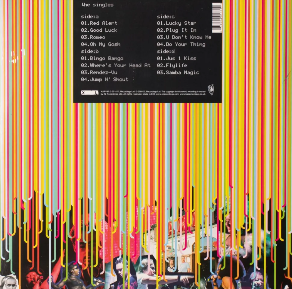 Basement Jaxx - The Singles 2xLP Vinyl Record