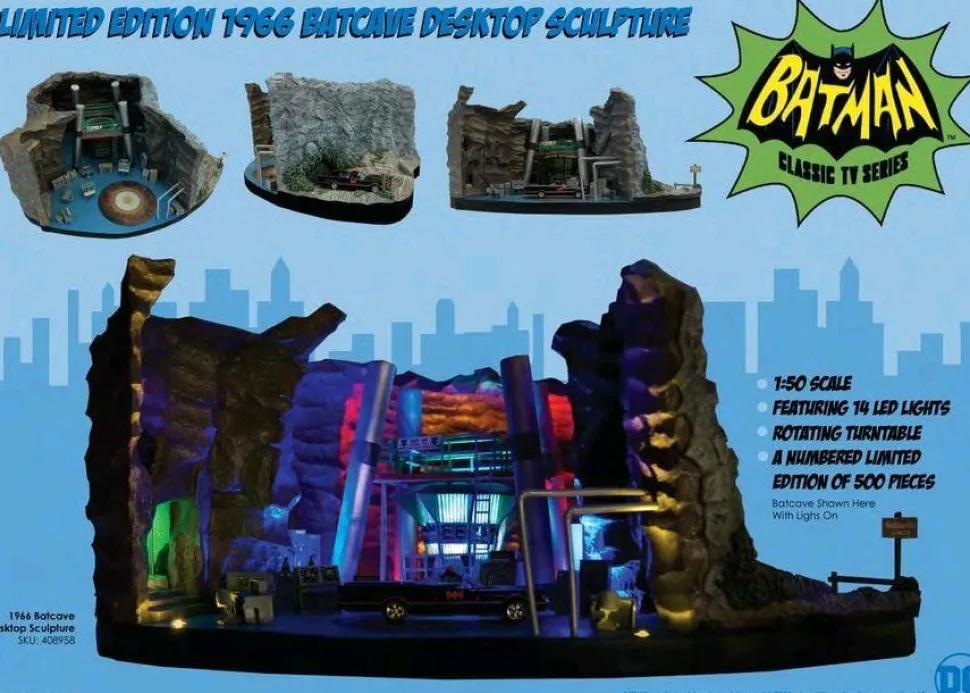 Batman (1966) - Batcave 1/50th Scale Replica Sculpture
