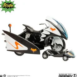 Batman (1966) - Batcycle with Sidecar DC Retro 6” Scale Action Figure Vehicle