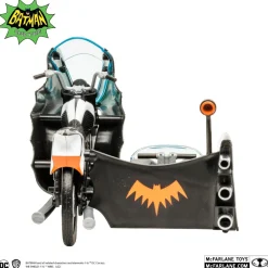 Batman (1966) - Batcycle with Sidecar DC Retro 6” Scale Action Figure Vehicle