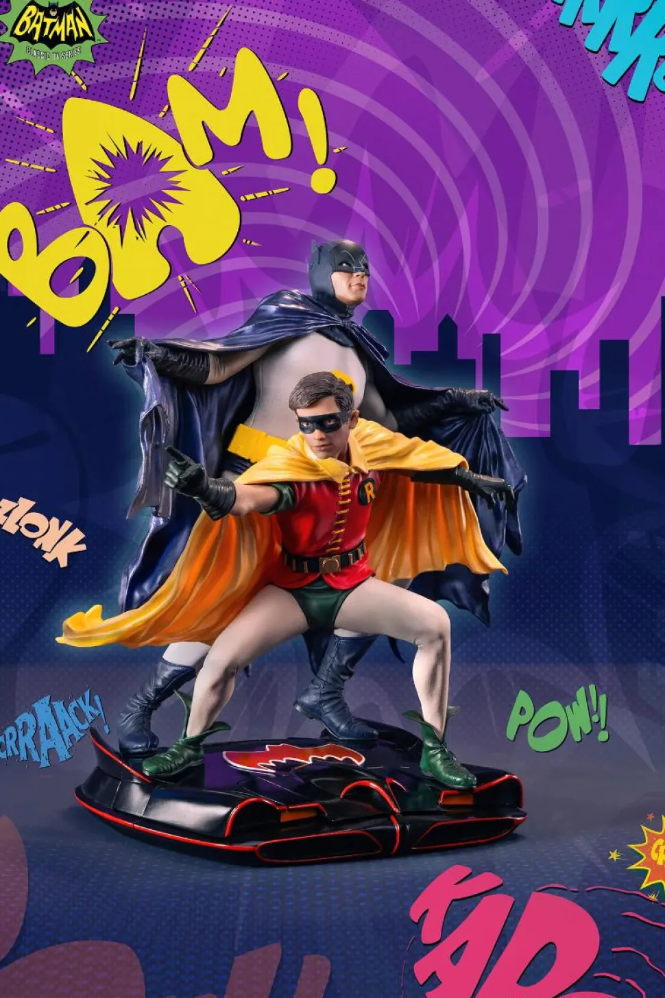 Batman (1966) - Batman & Robin 1/8th Scale PVC Diorama Statue