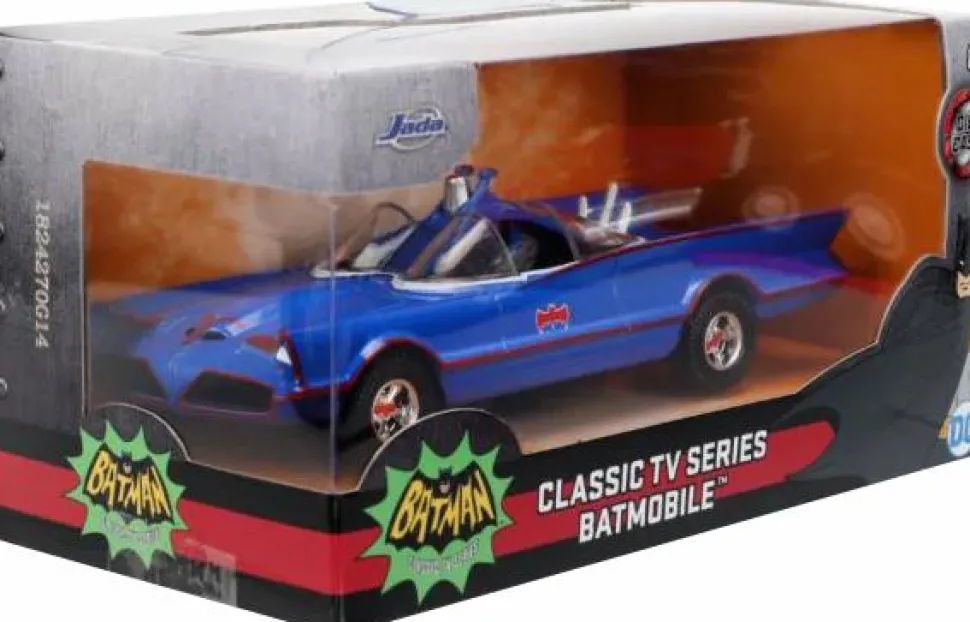 Batman (1966) - Classic TV Series Batmobile (Blue Variant) Hollywood Rides 1/32 Scale Die-Cast Vehicle Replica