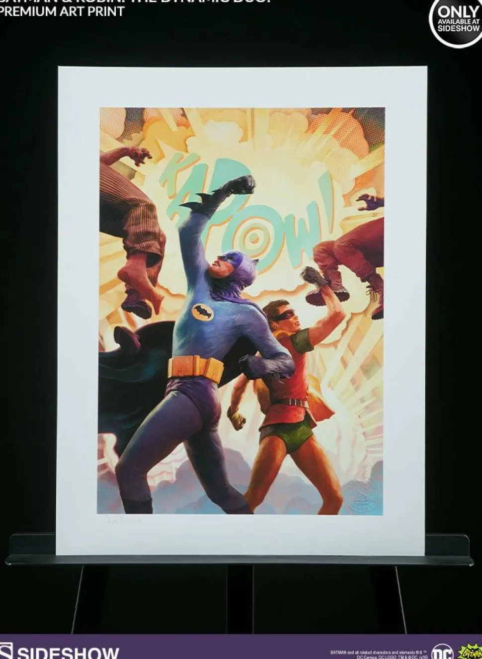 Batman - Batman & Robin: The Dynamic Duo! Premium Art Print by Jon Foster