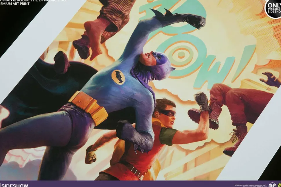 Batman - Batman & Robin: The Dynamic Duo! Premium Art Print by Jon Foster