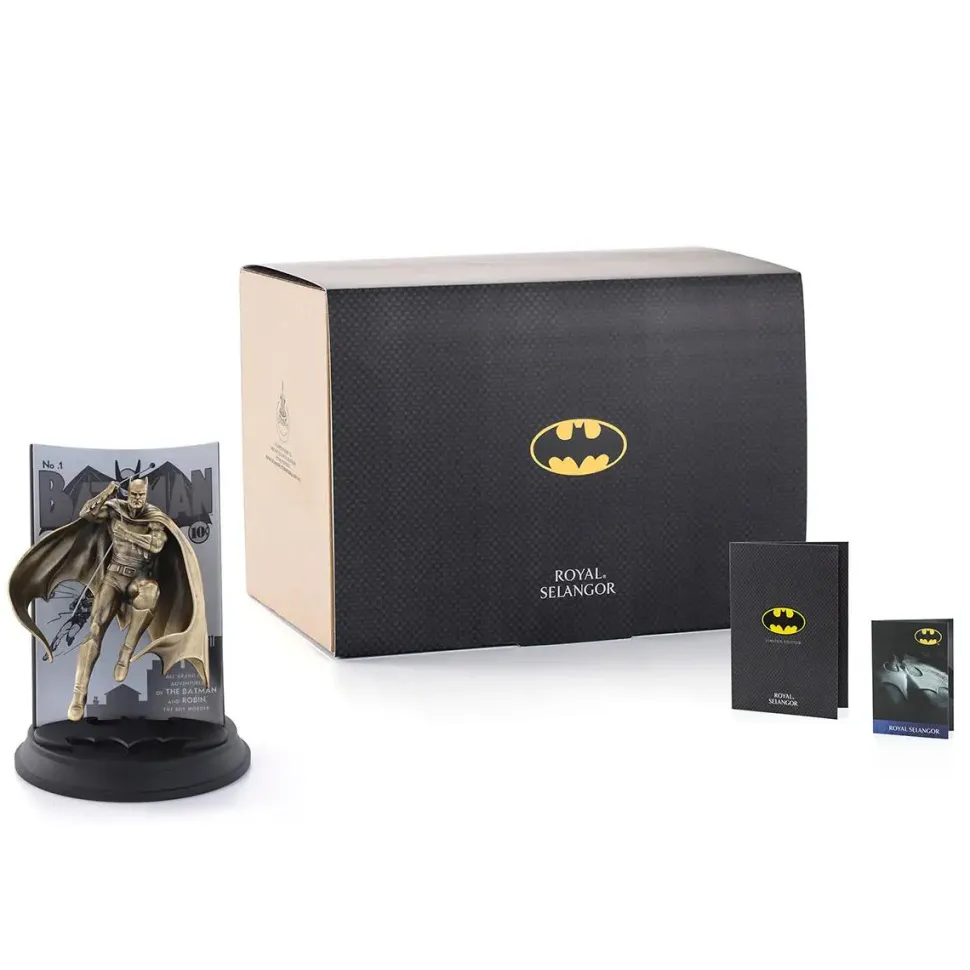 Batman - Batman (Batman Vol. 1 #1) Limited Edition 8.5" Gilt Pewter Statue