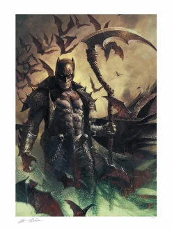 Batman - Batman Dark Nights: Death Metal Fine Art Print by Marco Mastrazzo