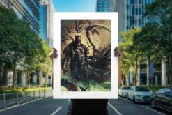 Batman - Batman Dark Nights: Death Metal Fine Art Print by Marco Mastrazzo