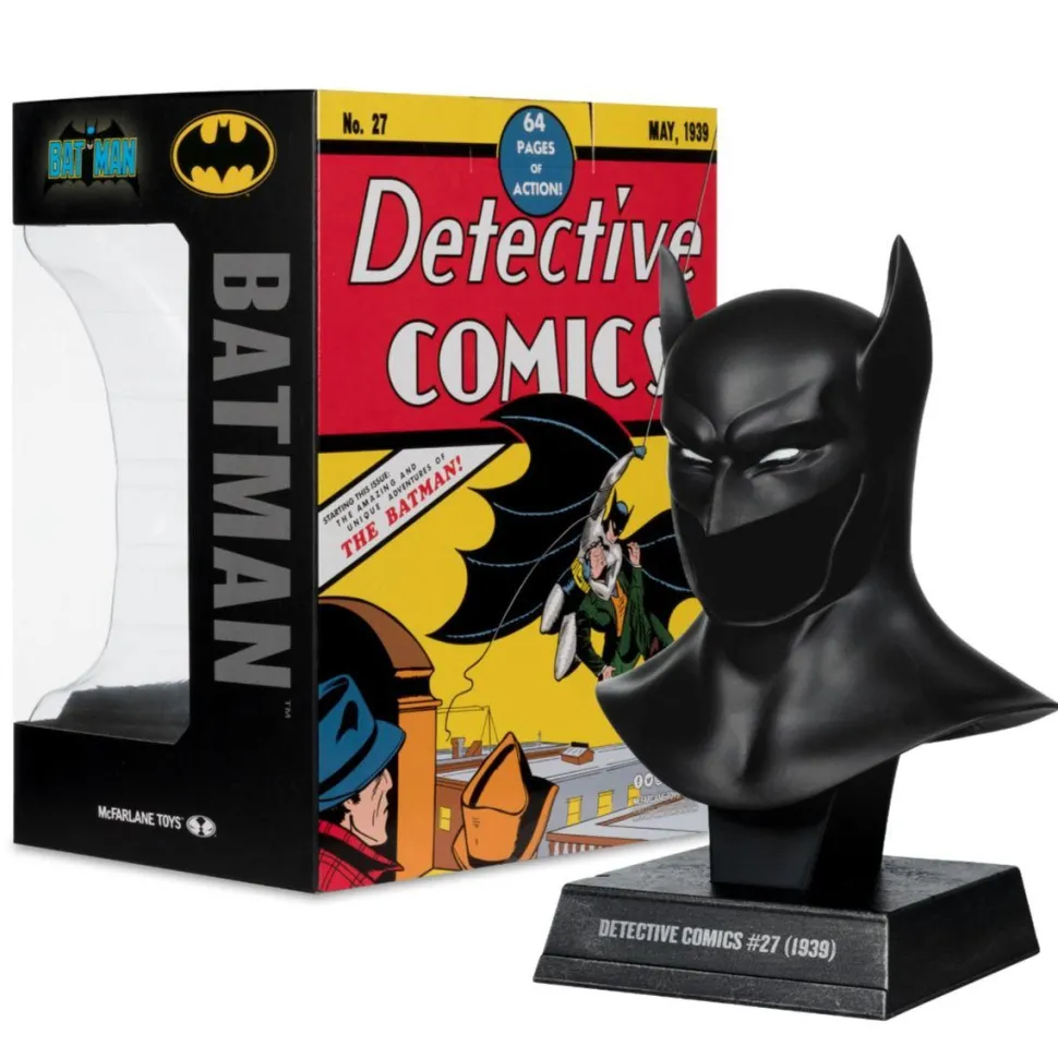 Batman - Batman Detective Comics #27 (1939) 1st Appearance Cowl 1/3rd Scale Replica PVC Statue