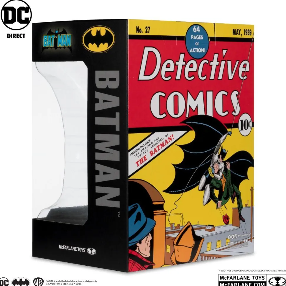 Batman - Batman Detective Comics #27 (1939) 1st Appearance Cowl 1/3rd Scale Replica PVC Statue