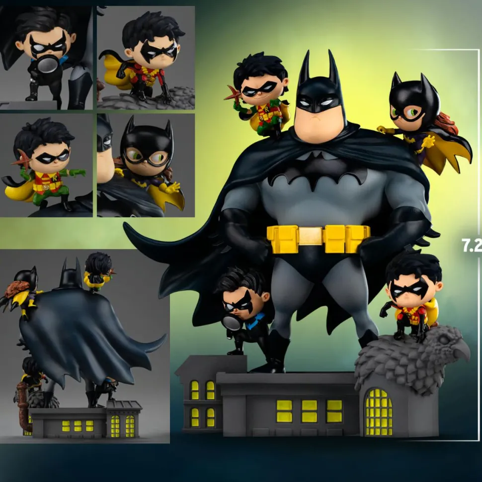 Batman - Batman Family Icons Animated Deluxe 1/10th Scale Statue