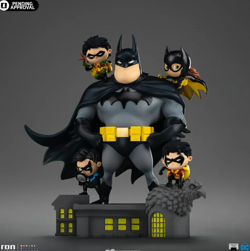 Batman - Batman Family Icons Animated Deluxe 1/10th Scale Statue