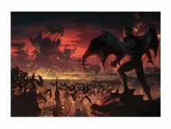 Batman - Batman Gotham City Nightmare Premium Art Print by Fabian Schlaga