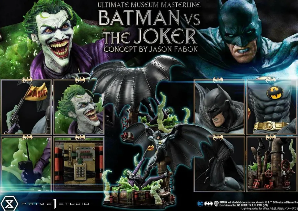 Batman - Batman vs The Joker 1/3 Scale Statue