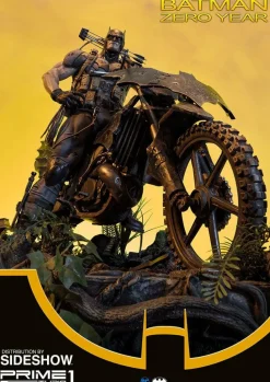 Batman - Batman Zero Year on Bike 25” Statue