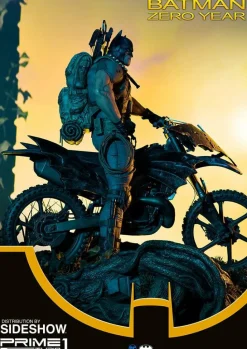 Batman - Batman Zero Year on Bike 25” Statue