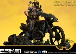 Batman - Batman Zero Year on Bike 25” Statue