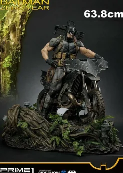 Batman - Batman Zero Year on Bike 25” Statue