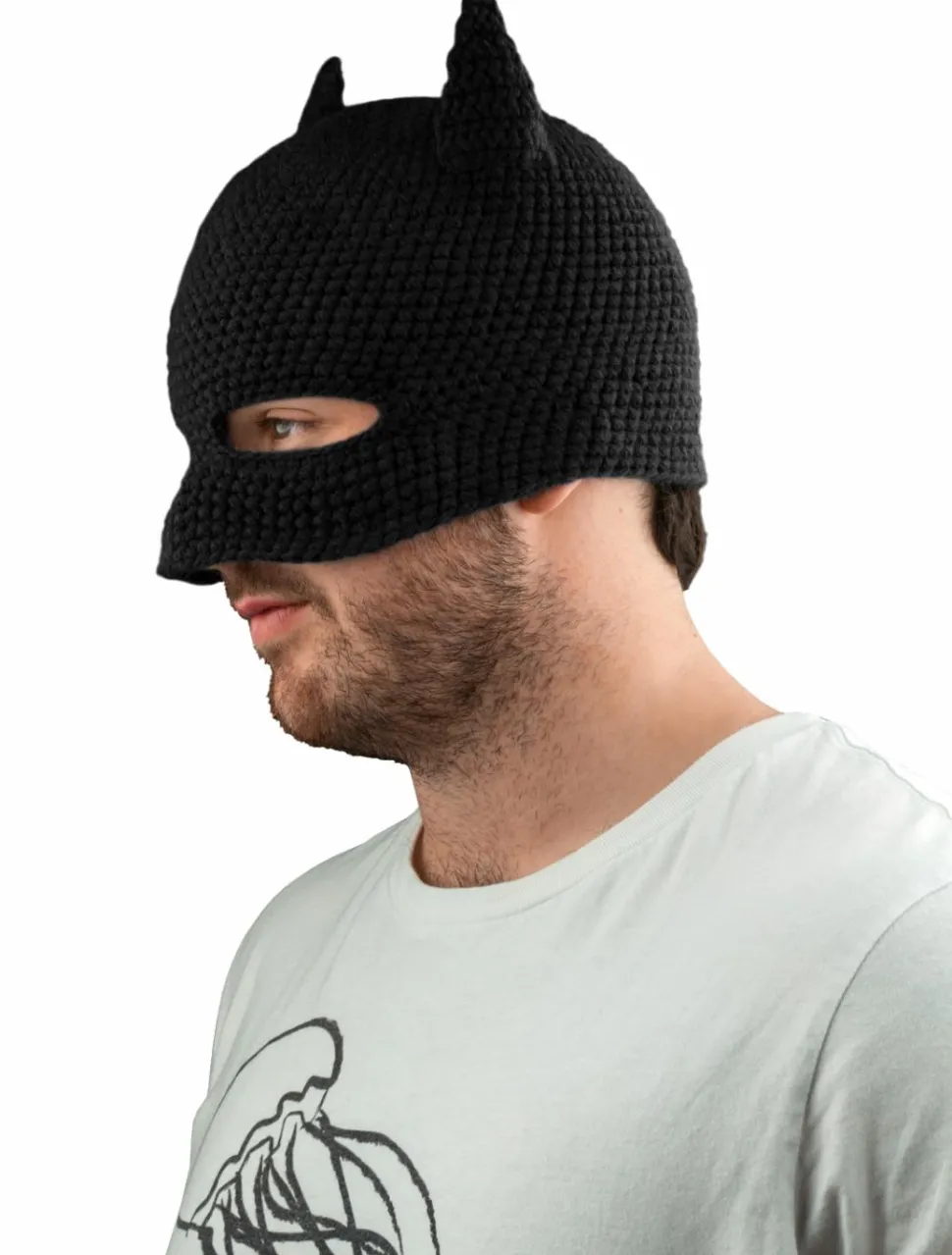 Batman - Black Bat-Cowl Knit Beanie