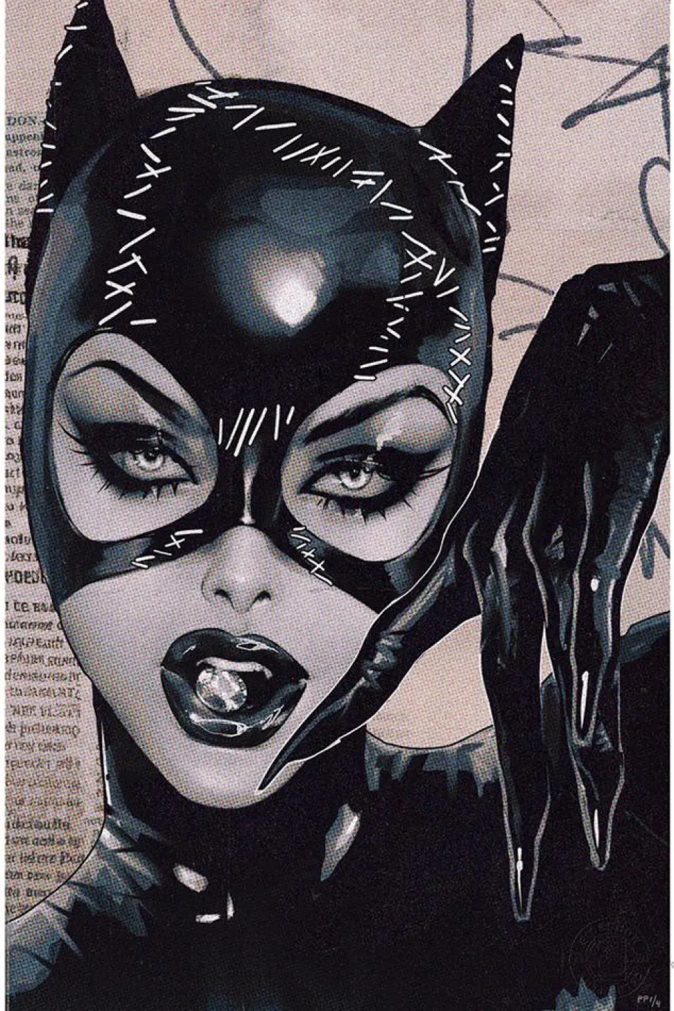 Batman - Catwoman #50 Fine Art Print by Sozomaika